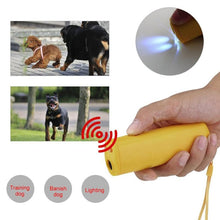 Load image into Gallery viewer, 3 in 1 Dog Repeller Anti Barking Stop Bark Ultrasonic Pet Dog Repeller Training Device Trainer With LED