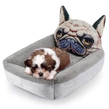 Load image into Gallery viewer, Pet Bed 3D Cartoon Animal Plush Pet Cushion Pet Matress Pet Lounge Bed for Dogs Cats