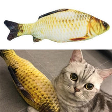 Load image into Gallery viewer, 60cm Large Size Artificial Catmint Fish Toys Catnip Cats Kitten Playing Toy Crucian Pet Cat Supplies Goods Accessories