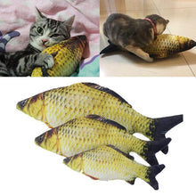 Load image into Gallery viewer, 60cm Large Size Artificial Catmint Fish Toys Catnip Cats Kitten Playing Toy Crucian Pet Cat Supplies Goods Accessories