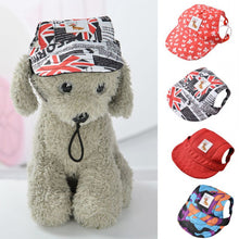 Load image into Gallery viewer, Pets Casual Hat Dog Cat Cute Baseball Cap for Pet Sport Flower Printing Pet Supplies Puppy Baseball Caps for Small Medium Pets