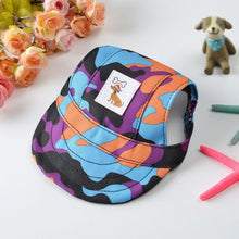 Load image into Gallery viewer, Pets Casual Hat Dog Cat Cute Baseball Cap for Pet Sport Flower Printing Pet Supplies Puppy Baseball Caps for Small Medium Pets