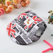 Load image into Gallery viewer, Pets Casual Hat Dog Cat Cute Baseball Cap for Pet Sport Flower Printing Pet Supplies Puppy Baseball Caps for Small Medium Pets