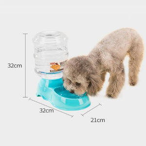 Auto Pet Feeder Auto Pet Waterer Auto Dog Feeder Dog Food Dispenser Pet (Gray)