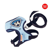 Load image into Gallery viewer, Pet Cat Vest Harness Leashes Suit Navy Blue Harness Pet Cat Puppy Cute Pet Small Pet