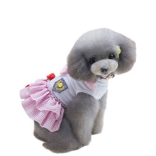 Load image into Gallery viewer, School Style Dress Dog Clothes Pet Dress Skirt for Dog Dresses Summer Spring Pet Apparel Supplies Pet Supplies Pets